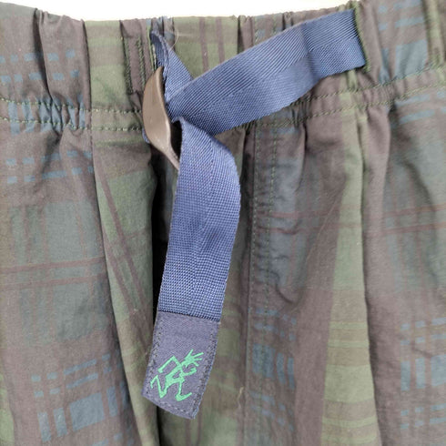 グラミチ GRAMICCI 21SS 別注 ナイロン チェック柄 ロングスカート レディース FREE