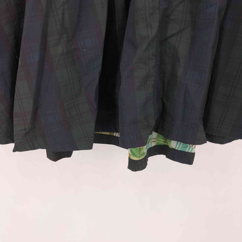 グラミチ GRAMICCI 21SS 別注 ナイロン チェック柄 ロングスカート レディース FREE