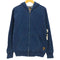 ステューシー Stussy BASOC STUFF デニムライク インディゴ ジップパーカー メンズ JPN:M
