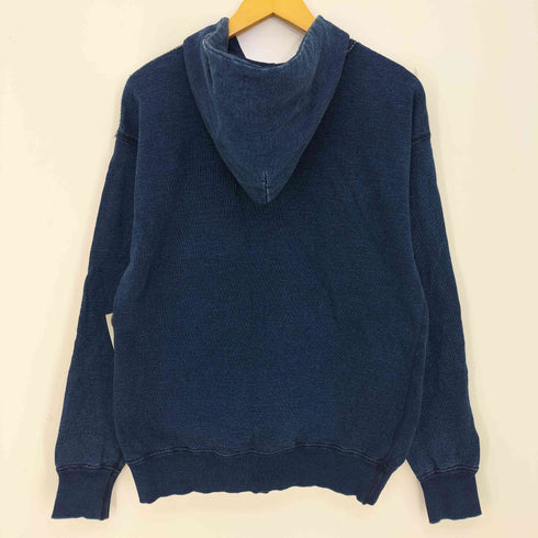 ステューシー Stussy BASOC STUFF デニムライク インディゴ ジップパーカー メンズ JPN:M