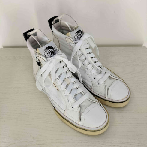 ディーゼル DIESEL D-VELOWS MID PATCH W フェイクレザー ハイカット スニーカー レディース JPN:24.5