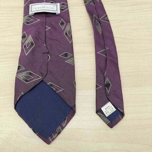 ジャンニヴェルサーチ GIANNI VERSACE 総柄シルクネクタイ メンズ