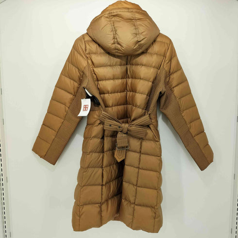 バーバリーロンドン BURBERRY LONDON 裏地ノバチェック ベルテッドダウンコート レディース EUR:46