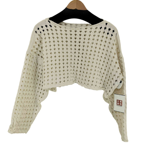 エミ emmi クロップドメッシュニット レディース ONE SIZE