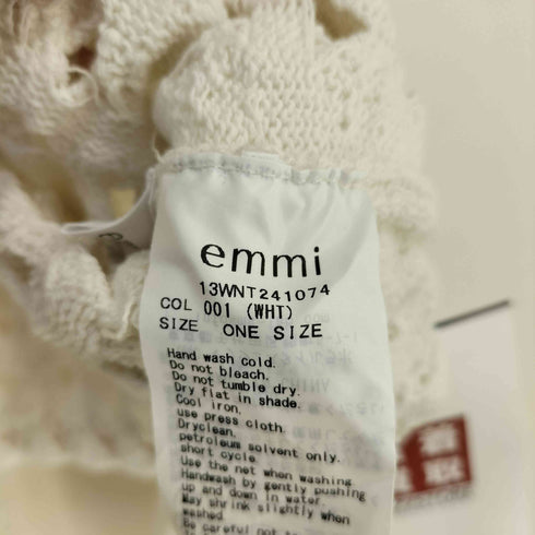 エミ emmi クロップドメッシュニット レディース ONE SIZE