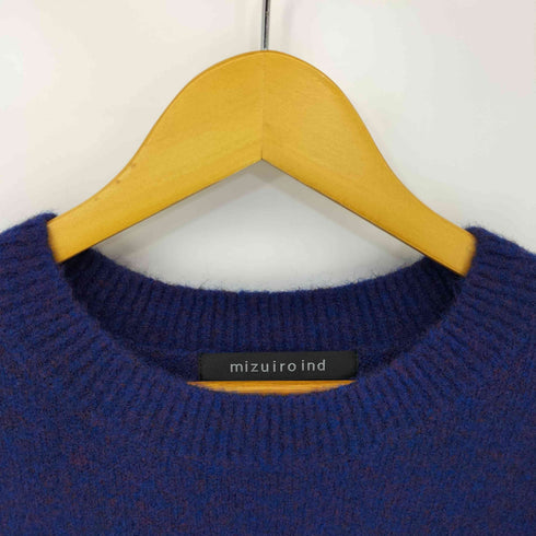 ミズイロインド mizuiro ind 23AW half slv c/neck tunic レディース