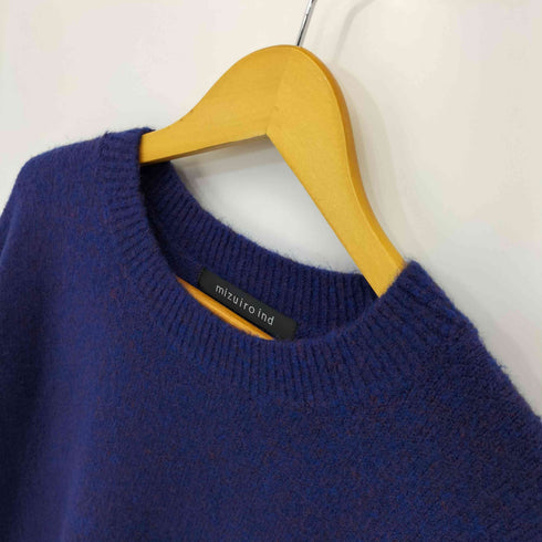 ミズイロインド mizuiro ind 23AW half slv c/neck tunic レディース
