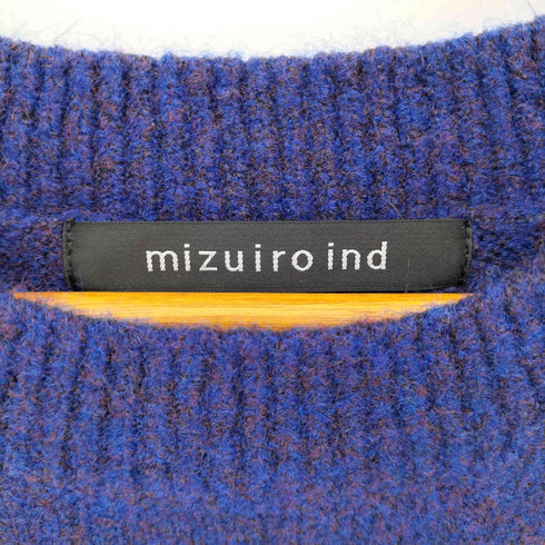 ミズイロインド mizuiro ind 23AW half slv c/neck tunic レディース