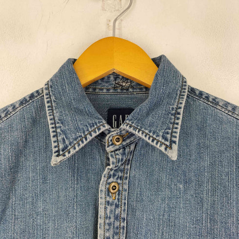 ギャップ Gap 00S 2ポケットデニムシャツ メンズ JPN:XS