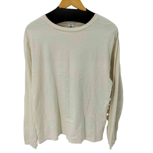 ロクビューティーアンドユースユナイテッドアローズ 6 BEAUTY & YOUTH UNITED ARROWS COTTON BASIC LONG SLEEVE T-SHIRT ロングスリーブTシャツ レディース 36