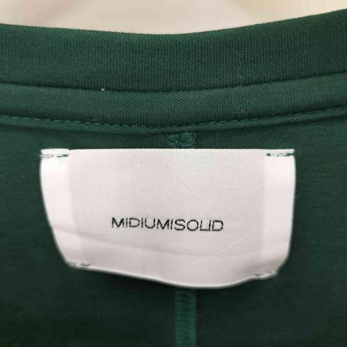 ミディウミソリッド MIDIUMISOLID Lady's シアースリーブコンシャスT レディース