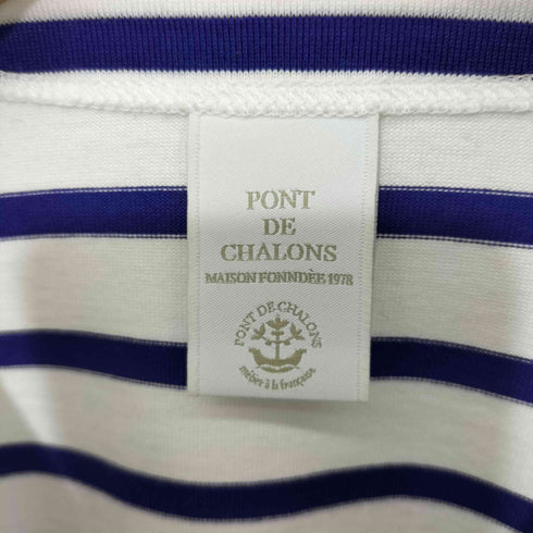 PONT DE CHALONS ボーダードロップスナップカーディガン レディース