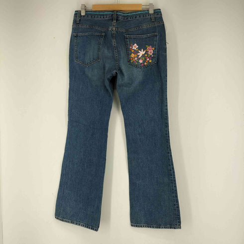 ギャップ Gap LOW RISE BOOT CUT 刺繍 フレアデニムパンツ レディース 10R