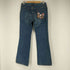 ギャップ Gap LOW RISE BOOT CUT 刺繍 フレアデニムパンツ レディース 10R