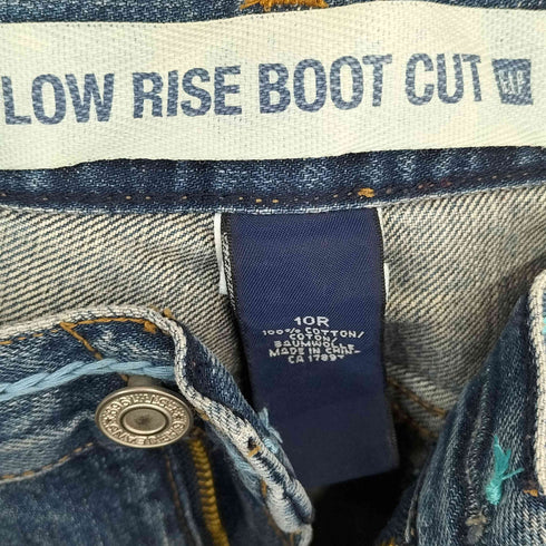 ギャップ Gap LOW RISE BOOT CUT 刺繍 フレアデニムパンツ レディース 10R