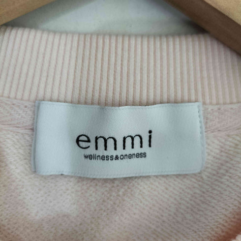 エミ emmi オーガニックコットンewcロゴショートスウェット レディース ONE SIZE