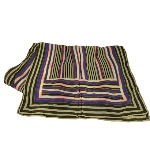 イッセイミヤケ ISSEY MIYAKE 70s 初期タグ ムーンバット シルクスカーフ レディース