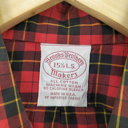 ブルックスブラザーズ BROOKS BROTHERS チェック BDシャツ メンズ 15 1/2