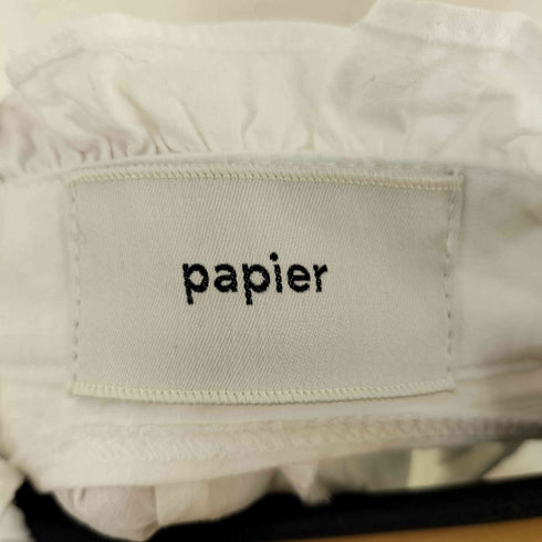 パピエ papier つけ襟 Holder blouse レディース FREE
