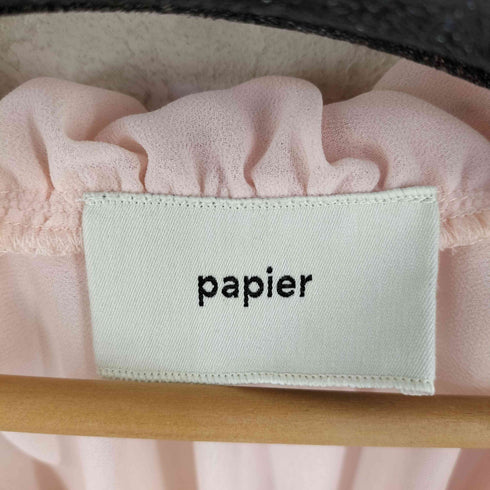 パピエ papier Verybrain jacket シアーリボンジャケット レディース FREE