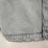 ザラ ZARA ノーカラーデニムジャケット メンズ import:L