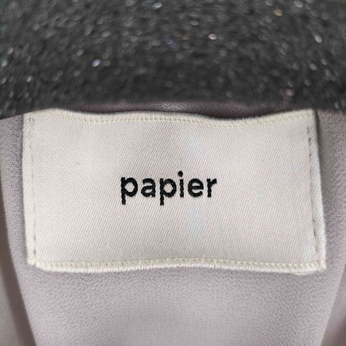 パピエ papier Gathered jacket レディース FREE