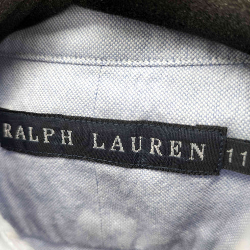 ラルフローレン RALPH LAUREN ロゴ刺繍 S/Sボタンダウンシャツ レディース JPN:11号