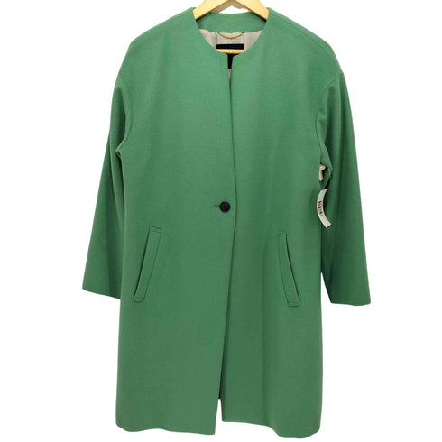 アンタイトル UNTITLED カシミヤ混 ラムウール 1B スキッパー ノーカラーコート レディース JPN:L