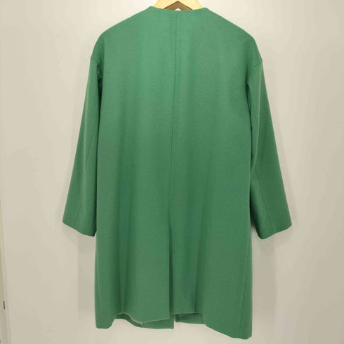 アンタイトル UNTITLED カシミヤ混 ラムウール 1B スキッパー ノーカラーコート レディース JPN:L