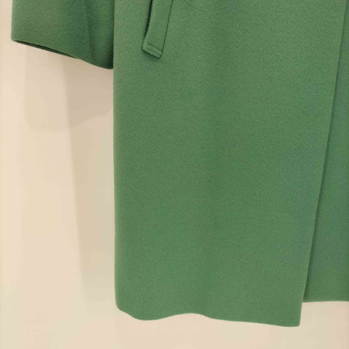 アンタイトル UNTITLED カシミヤ混 ラムウール 1B スキッパー ノーカラーコート レディース JPN:L