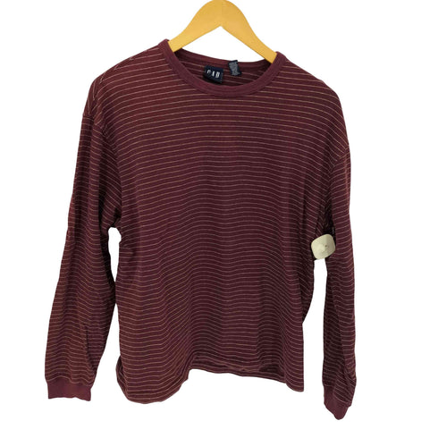 ギャップ Gap 90S~00S OLD GAP ボーダーL/S Tシャツ メンズ import:M