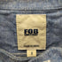 エフオービーファクトリー FOB FACTORY BAND COLLAR SHIRT シャンブレー バンド カラー シャツ メンズ JPN:L