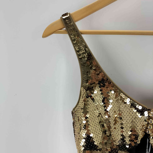 エイチアンドエム H&M rabanne スパンコールビスチェ レディース import:S
