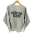 チャンピオン Champion 90S メキシコ製 REVERSE WEAVE フロント2段プリント スウェット トレーナー メンズ import:L