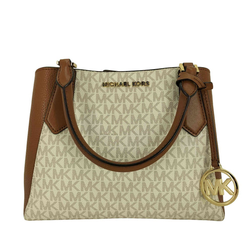 マイケルコース Michael Kors KIMBERLY SMALL SATCHEL MERLOT MULTI キムバリー スモール サッチェル メルロー マルチ トートバッグ レディース