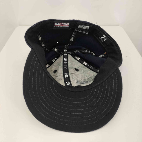 ニューエラ NEW ERA アメリカ製 フロントロゴ刺繍 6パネル ベースボールキャップ メンズ 7 3/4