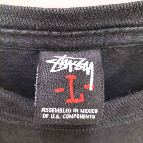 ステューシー Stussy フロントロゴプリント L/SクルーネックTシャツ メンズ JPN:L