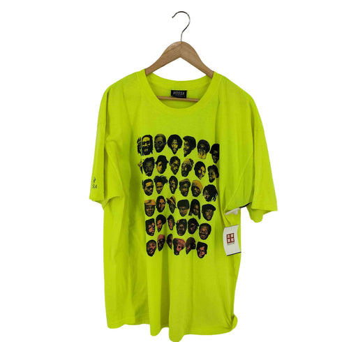 NOSSA USA製 フェイスプリント クルーネックTシャツ メンズ import:XL