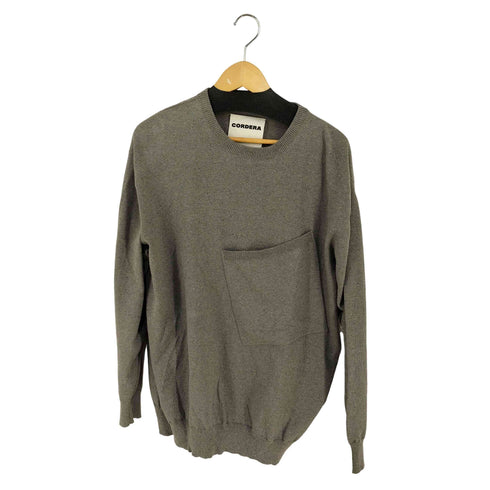 CORDERA COTTON POCKET SWEATER GREY import メンズ OS