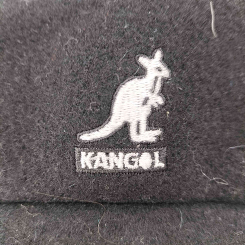 カンゴール KANGOL WOOL JAX BERET ロゴ刺繍ベレー帽 メンズ L