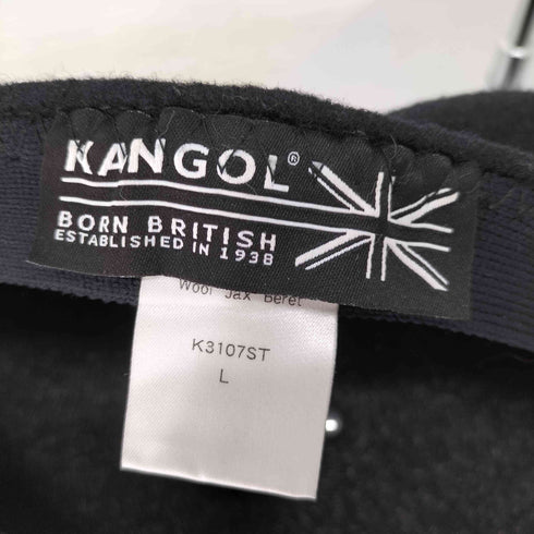 カンゴール KANGOL WOOL JAX BERET ロゴ刺繍ベレー帽 メンズ L