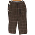 S.F.C WIDE PANTS CHECK domestic メンズ XL