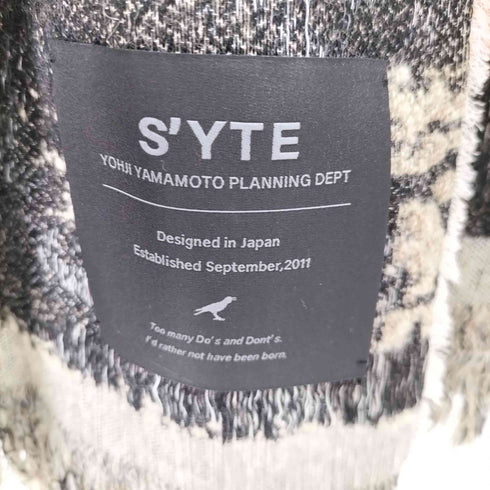 サイト SYTE FLORAL JACQUARD STOLE メンズ