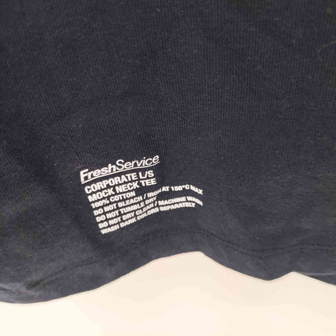 フレッシュサービス Fresh Service 2-PACK CORPORATE L/S MOCK NECK TEE メンズ JPN:M
