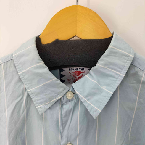 サノバチーズ SON OF THE CHEESE 19SS BIG STRIPE SHIRT L/Sストライプシャツ メンズ JPN:L