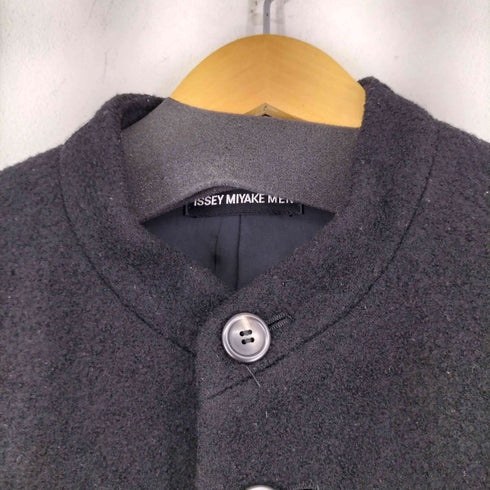 イッセイミヤケメン ISSEY MIYAKE MEN 90s ウール混 ノーカラージャケット メンズ JPN:M