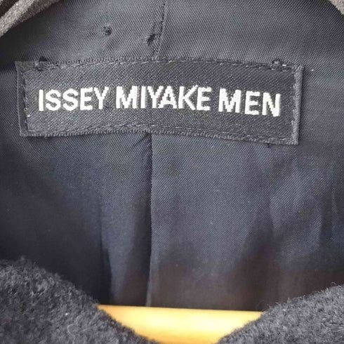 イッセイミヤケメン ISSEY MIYAKE MEN 90s ウール混 ノーカラージャケット メンズ JPN:M