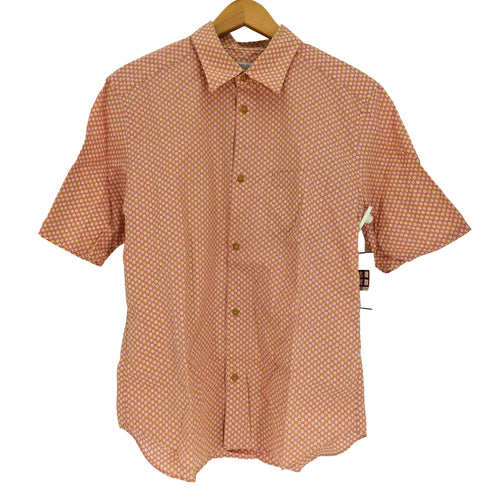 パトリックコックス PATRICK COX 総柄 S/S コットン シャツ メンズ import:L