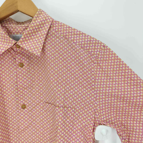 パトリックコックス PATRICK COX 総柄 S/S コットン シャツ メンズ import:L