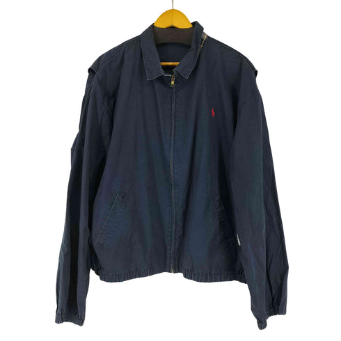 ポロラルフローレン POLO RALPH LAUREN 80S-90S 三角タグ ポニー刺繍 スイングトップジャケット メンズ import:XXL